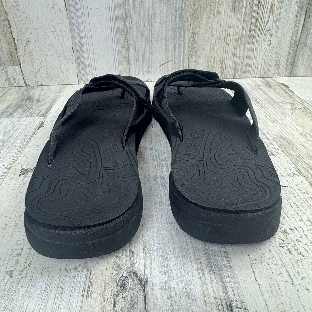 Teva Revive 95 Men's Black Sandals Slides Flip Flops 1124052 US 12M / UK 11 /EU - Picture 5 of 9